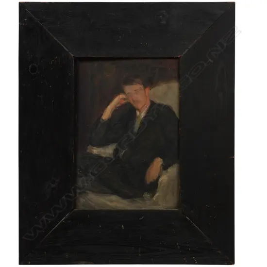 Unidentified artist 'Untitled study of a seated man',